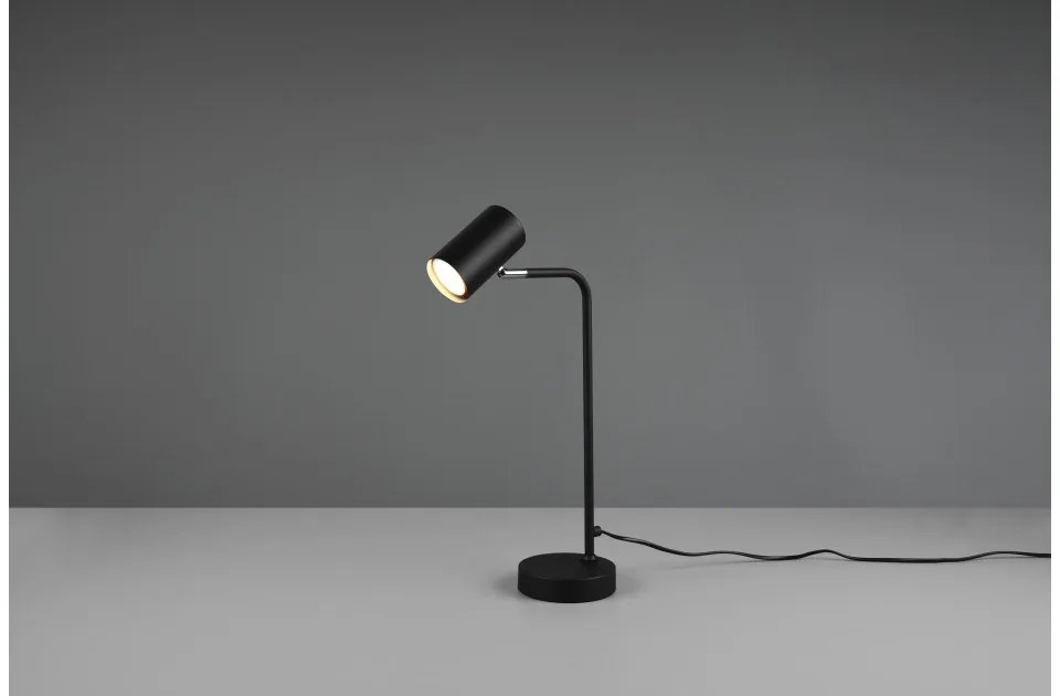 Επιτραπέζιο Φωτιστικό 1xGU10 Κινητή Κεφαλή Marley Trio Lighting-512400132-Μαύρο 512400132