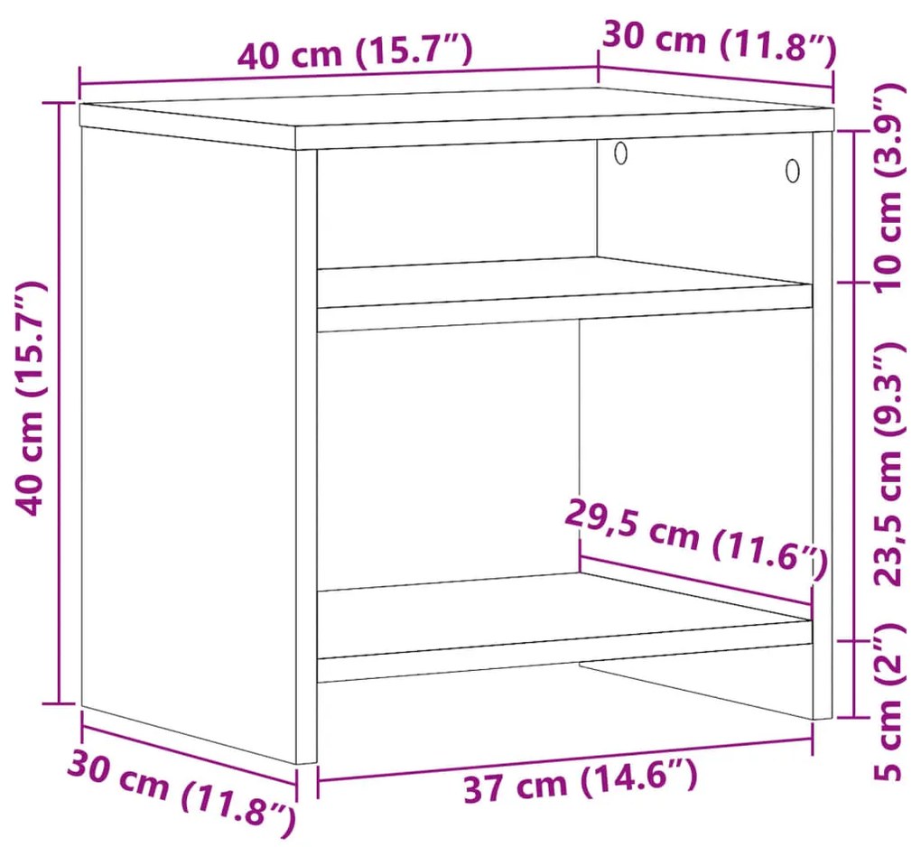 ΚΟΜΟΔΙΝΟ ΧΡΩΜΑ ΑΡΤΙΣΙΑΝΗ ΔΡΥΣ 40 X 30 X 40 ΕΚ. ΑΠΟ ΕΠΕΞ. ΞΥΛΟ 855764