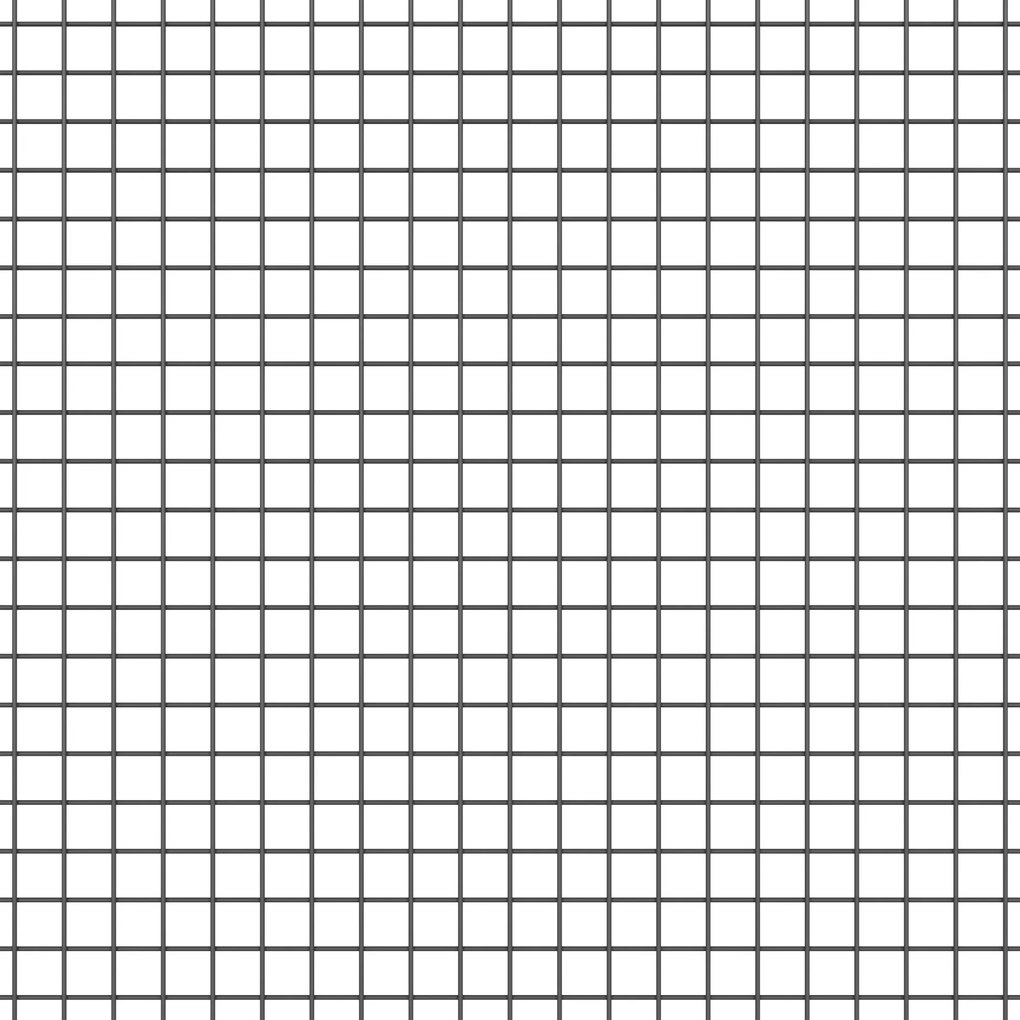 vidaXL Πλεγμένος Φράκτης Γκρι 1.5x50 μ Ατσάλι