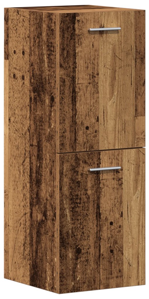 vidaXL Σετ Άλλο 3 pcs Παλιό ξύλο 30 x 30 x 80 cm Επεξεργασμένο ξύλο