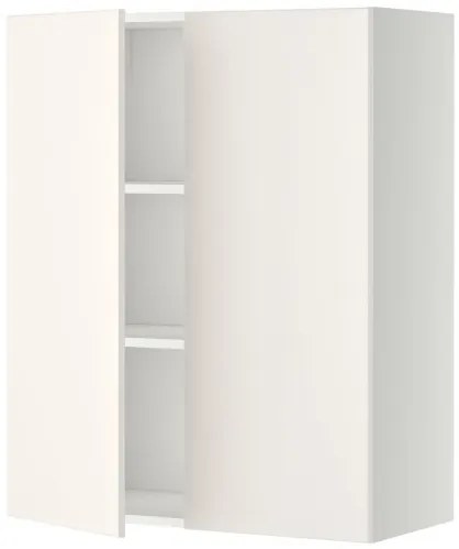 METOD ντουλάπι τοίχου με ράφια/2 πόρτες, 80x100 cm 194.689.98