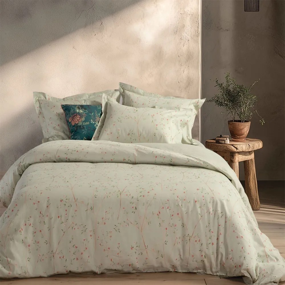 Σεντόνια Kiara 26 (Σετ 4τμχ) Mint Nef-Nef Homeware Υπέρδιπλo 240x270cm 100% Βαμβάκι