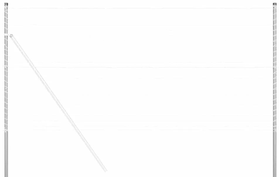 vidaXL Πό posts φράχτη 2 pcs Ασημί 140 cm Ατσάλι με Επικάλυψη Πούδρας