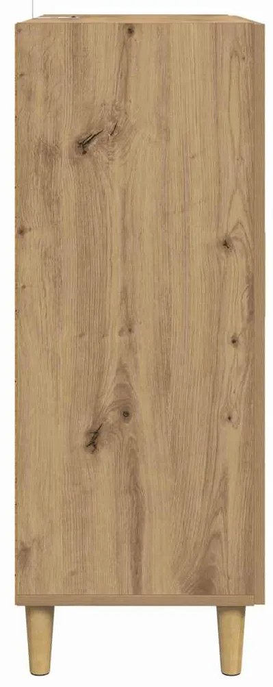 vidaXL Πλαϊνό γραφείο Artisan Oak 70 x 34 x 90 εκ. Επεξεργασμένο ξύλο