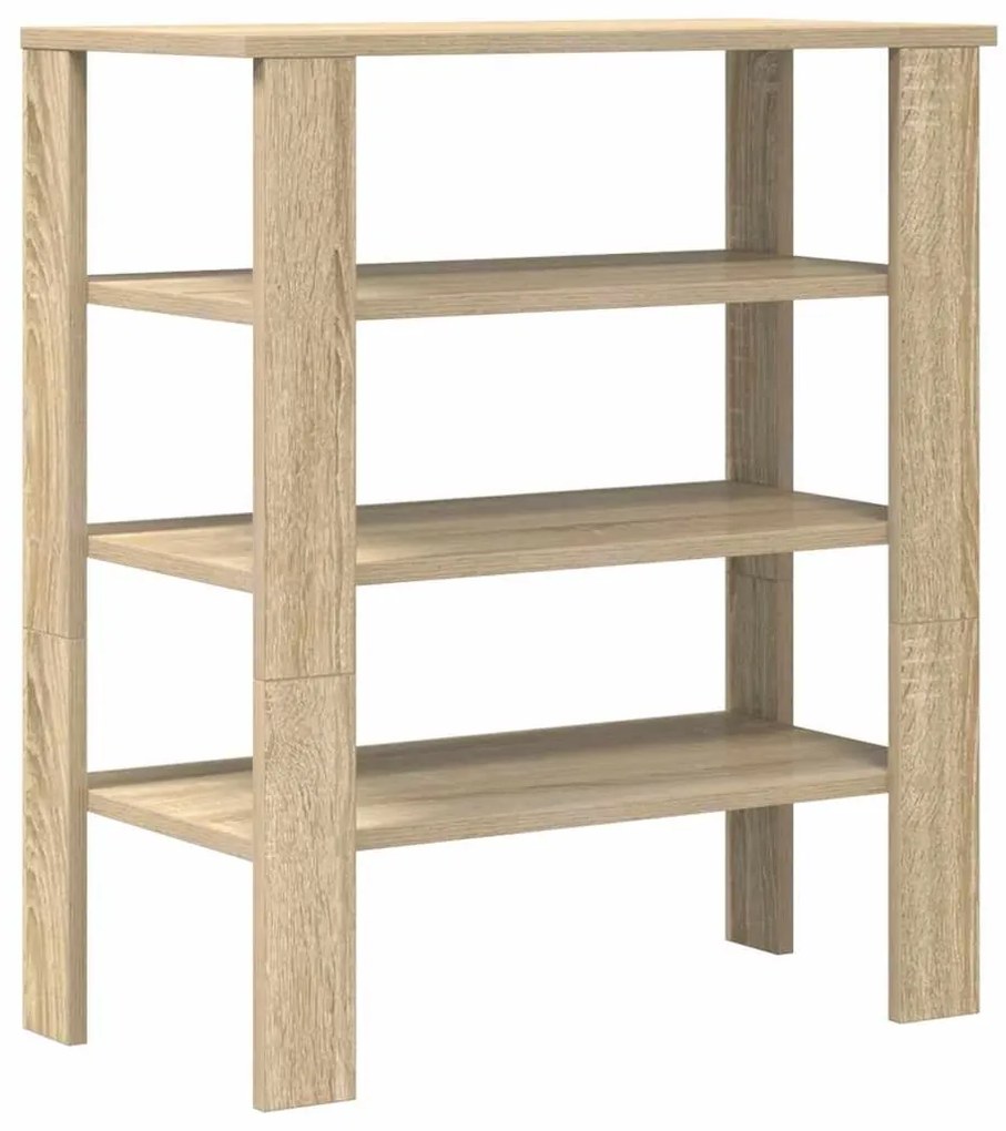 Ράφι παπουτσιών vidaXL Sonoma Oak 61x32x70 cm Κατασκευασμένο ξύλο