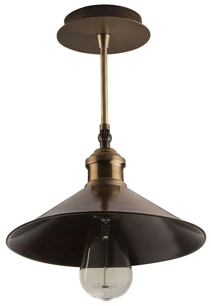 Φωτιστικό Οροφής - Πλαφονιέρα Berceste 525NOR1299 Φ24x31cm 1xE27 40W Gold Opviq
