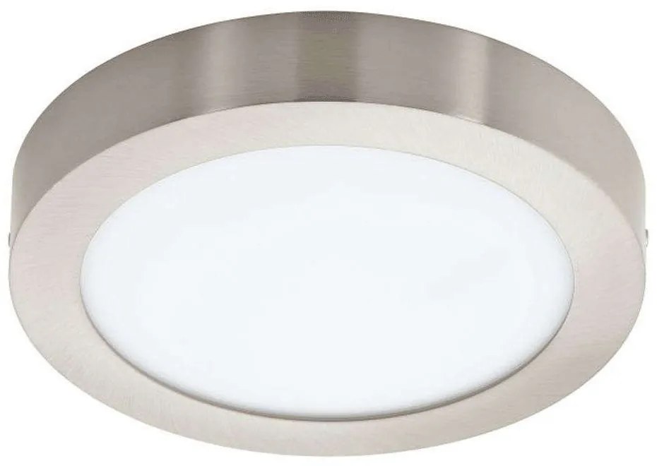 Φωτιστικό Οροφής-Πλαφονιέρα Fueva-Z 900114 21x2,8cm Dimmable Led 16,5W Satin Nickel Eglo Steel,Plastic