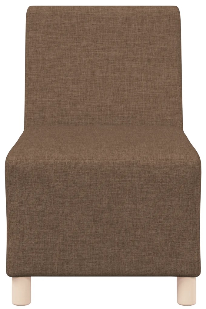 vidaXL Καθίσμα Σαλονιού 2 pcs Καφέ 55 x 74 x 82 εκ. ύφασμα