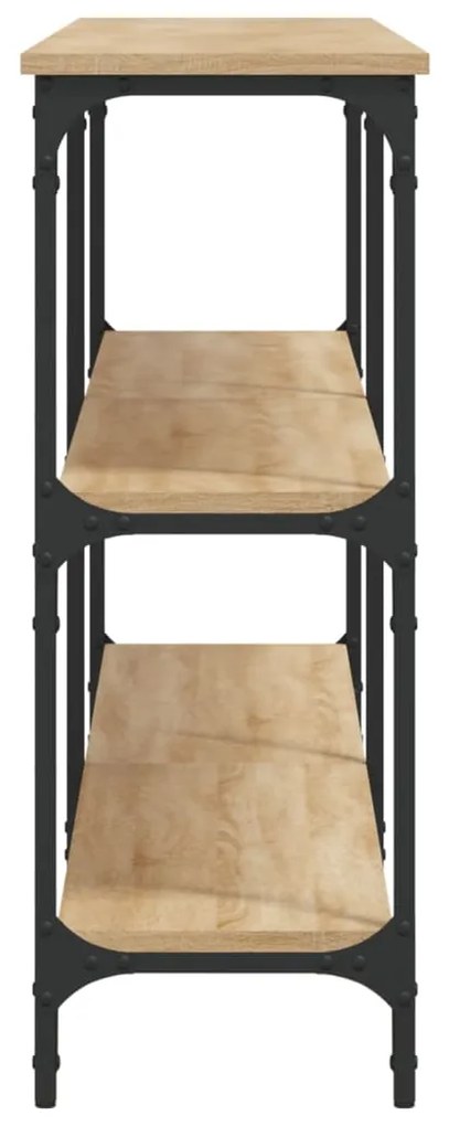 vidaXL Κονσόλα Τραπεζιού Sonoma Δρυς 200 x 29 x 75 εκ. από Τεχνητό Ξύλο