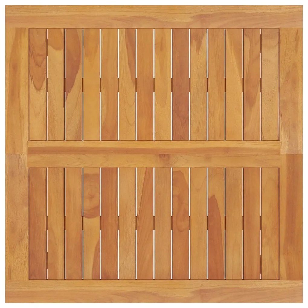 vidaXL Τραπέζι Batavia 85 x 85 x 75 εκ. από Μασίφ Ξύλο Teak