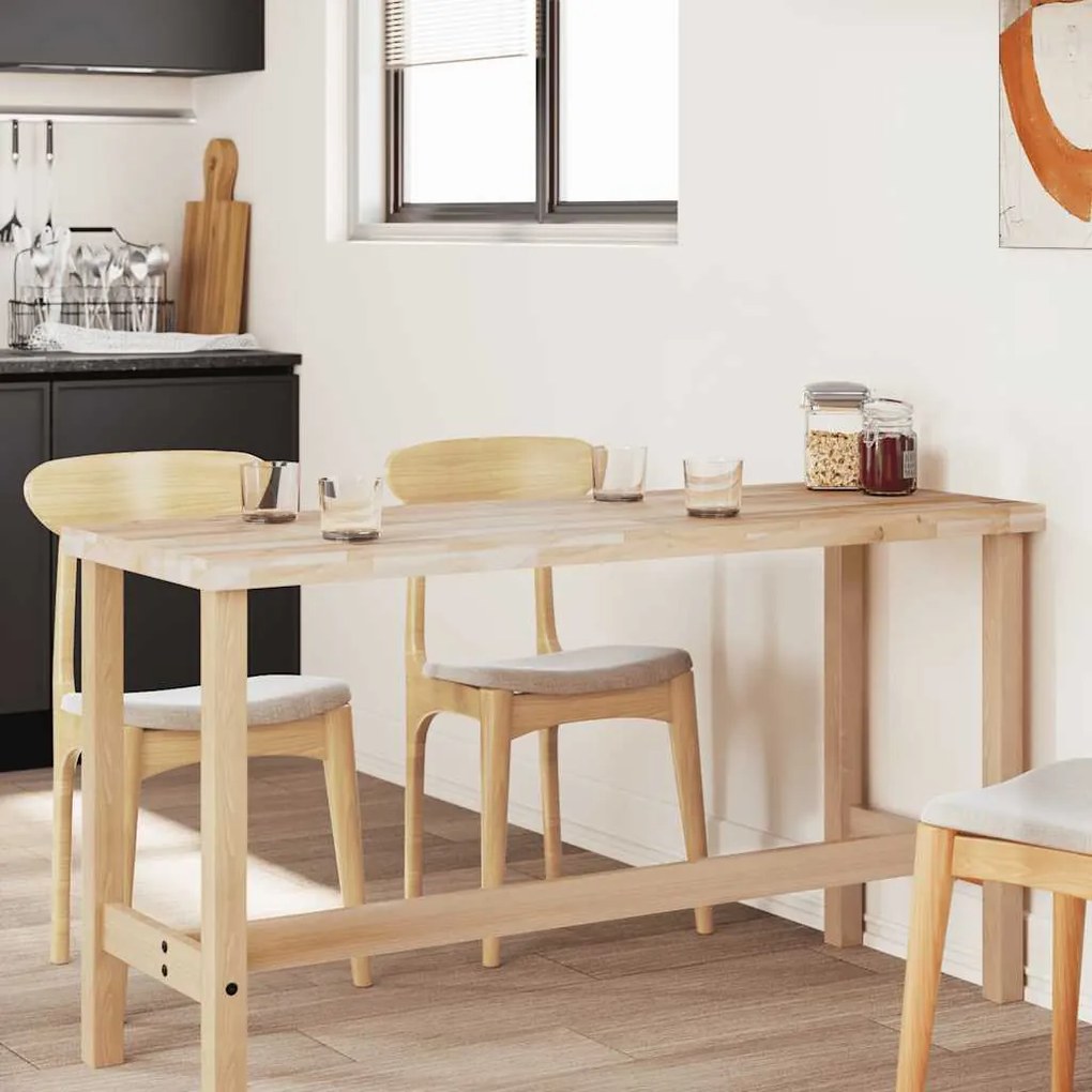 vidaXL Επιφάνεια Γραφείου Ορθογώνια 140x60x4 εκ. Μασίφ Ξύλο Ακακίας