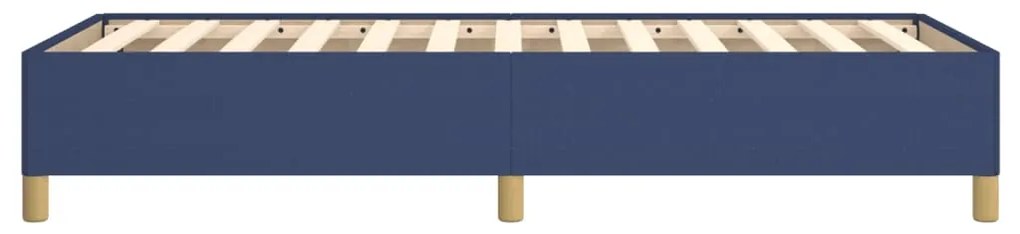 vidaXL Σκελετός Κρεβατιού Χωρίς Στρώμα Μπλε 80x200 εκ. Υφασμάτινο