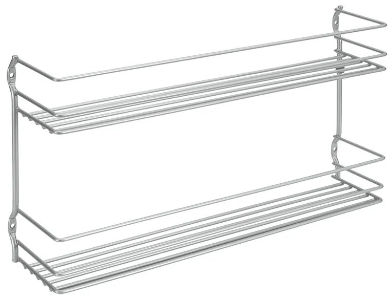 Εταζέρα Τοίχου Δυόροφη Metaltex 36x8x19εκ. 16-364632