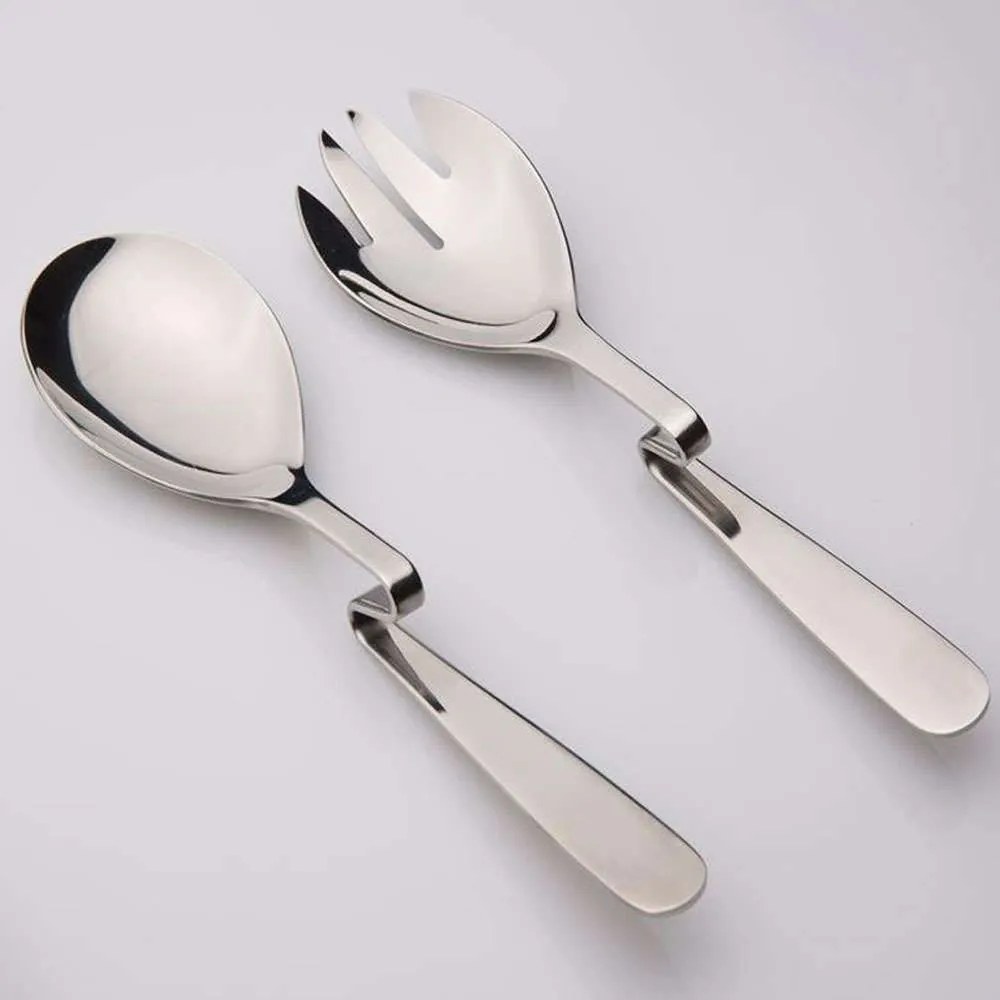 Κουτάλες Σερβιρίσματος Roma (Σετ 2Τμχ) 03085 Inox Dinox Stainless Steel
