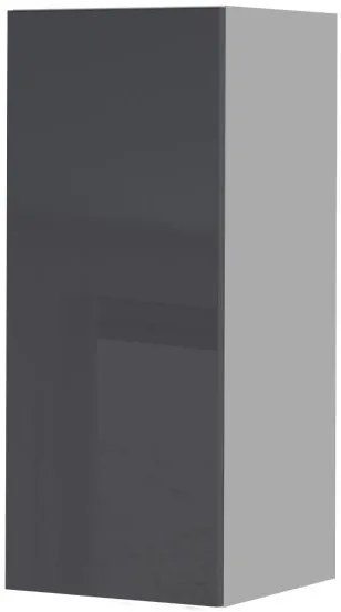 Ντουλάπι κρεμαστό Trinity V7-30-1K-Anthraki Gualistero - 30.00Χ32.00Χ72.00cm