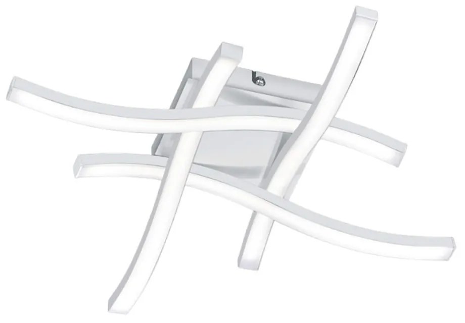Φωτιστικό Οροφής - Πλαφονιέρα Route R62474131 4x5W Led 46x46x7cm 4000K White RL Lighting Metal