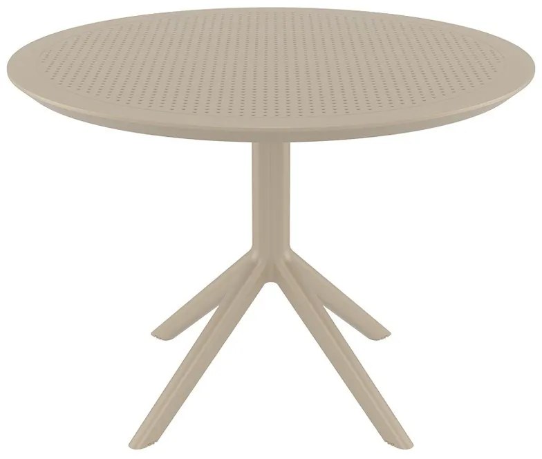 SKY TAUPE Φ105X74εκ. ΤΡΑΠΕΖΙ ΠΟΛ/ΝΙΟΥ