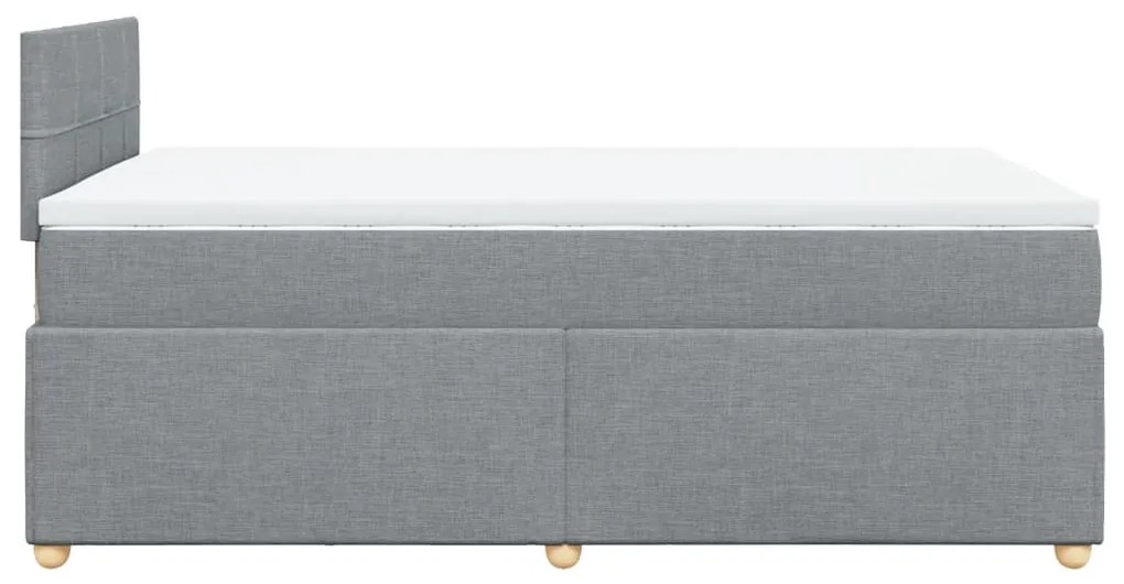 ΚΡΕΒΑΤΙ BOXSPRING ΜΕ ΣΤΡΩΜΑ ΑΝΟΙΧΤΟ ΓΚΡΙ 120X200 ΕΚ. ΥΦΑΣΜΑΤΙΝΟ 3288947