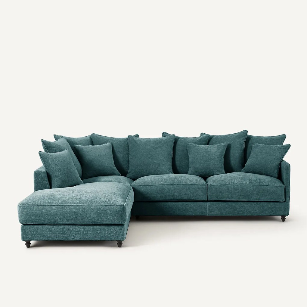 Γωνιακός καναπές-κρεβάτι από ανακυκλωμένο πολυεστέρα, Lazare