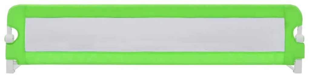 vidaXL Μπάρα Κρεβατιού Προστατευτική Πράσινη 180x42 εκ. από Πολυεστέρα