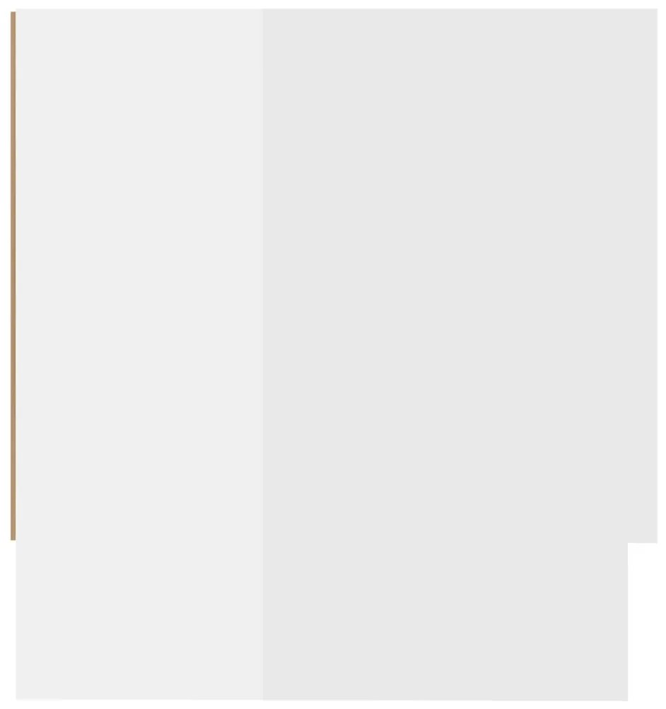 vidaXL Ντουλάπα Γυαλιστερό Λευκό 100 x 32,5 x 35 εκ. από Μοριοσανίδα