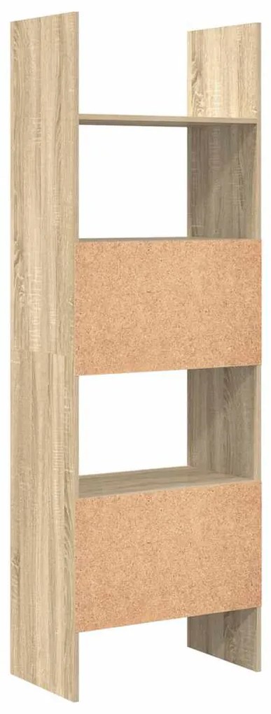 vidaXL Βιβλιοθήκη Χρώμα Sonoma Δρυς 60 x 35 x 180 εκ. από Επεξ. Ξύλο