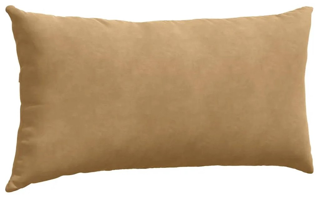 vidaXL Μαξιλάρι Καναπέ 2 pcs Καφέ 80 x 40 cm Υφασμάτινο Κορντουρά