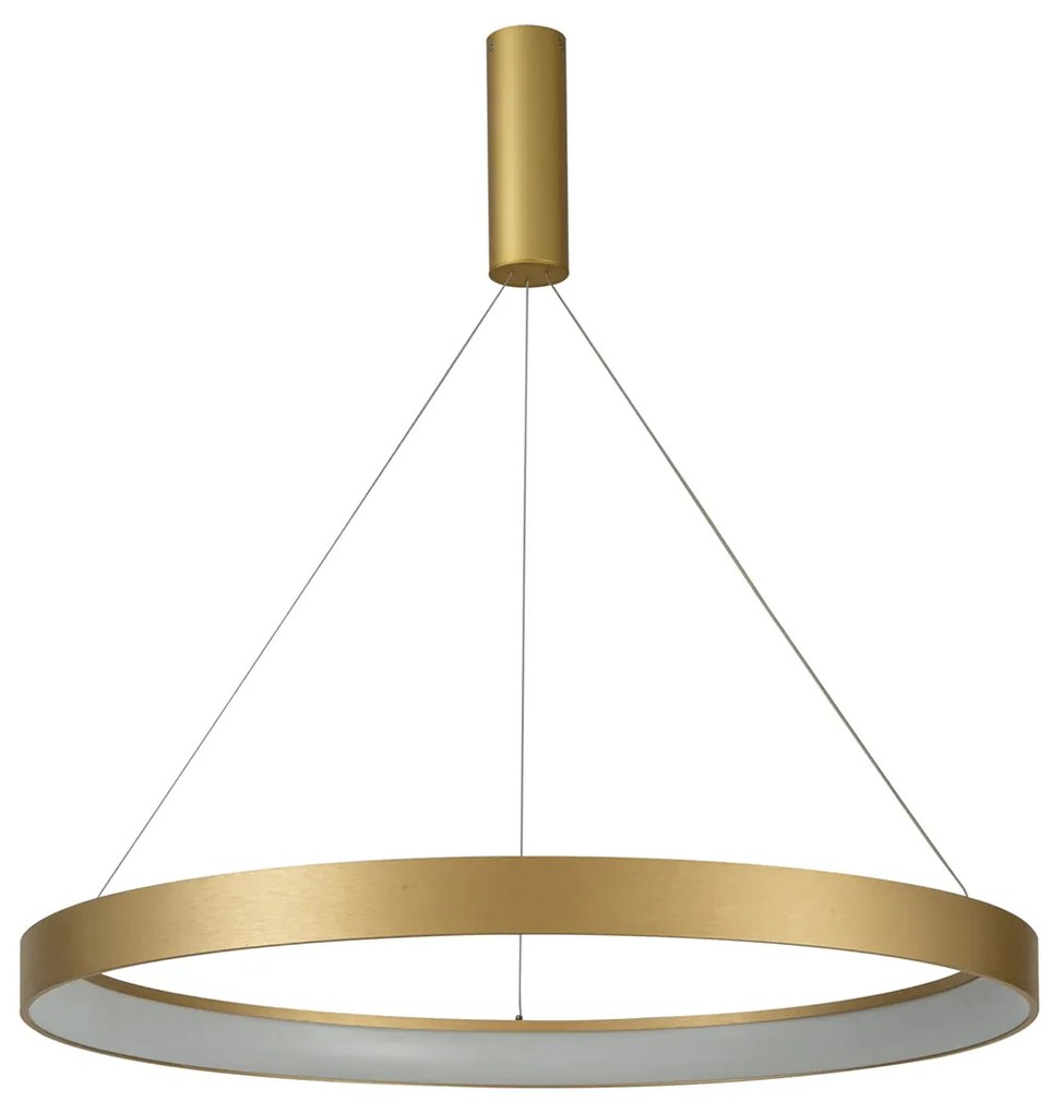 Φωτιστικό Οροφής LED Dimmable Homelighting Amaya 77-8148 Gold