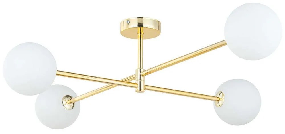 Φωτιστικό Οροφής Sarius 4738 4xG9 6W 90x21cm Gold TK Lighting