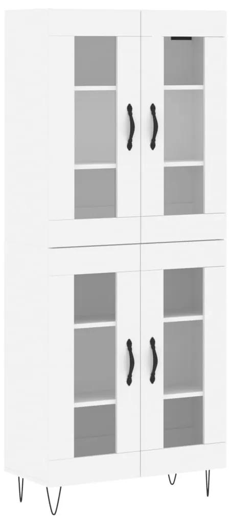 vidaXL Ντουλάπι Λευκό 69,5x34x180 εκ. από Επεξεργασμένο Ξύλο