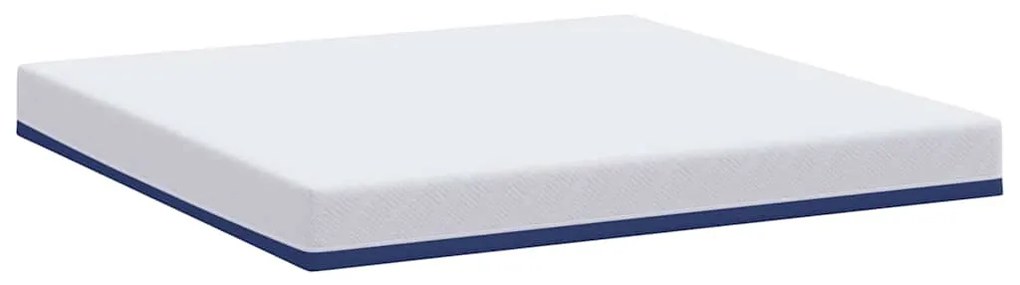 vidaXL Στρώμα Λευκό και Μπλε 180 x 200 cm Pěna