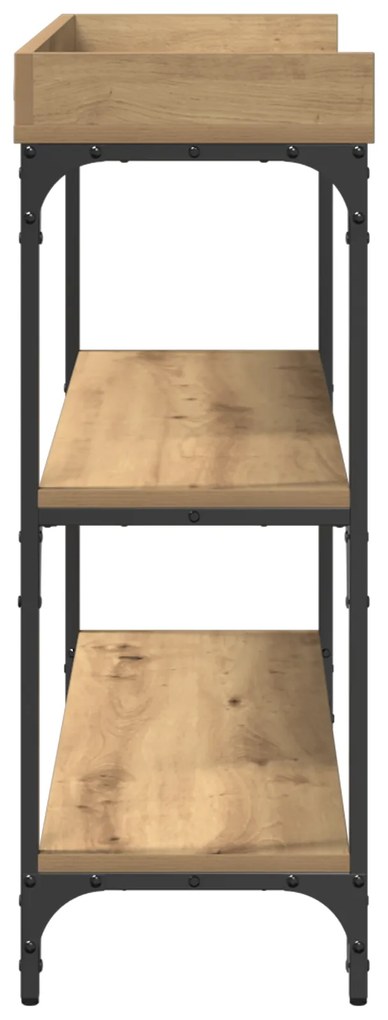 vidaXL Κονσόλα Ξύλου Artisan 100x30x80 εκ. Κατασκευασμένο ξύλο & Ατσάλι