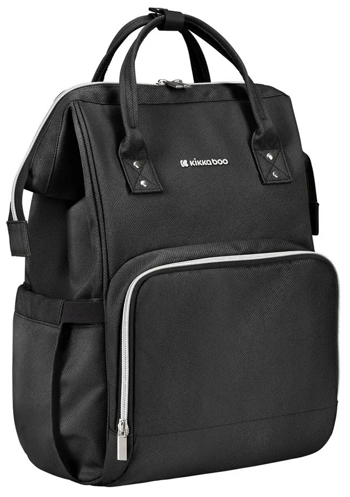 Τσάντα Αλλαξιέρα Backpack (32x18x41) Kikka Boo Siena Black - Silver 2025