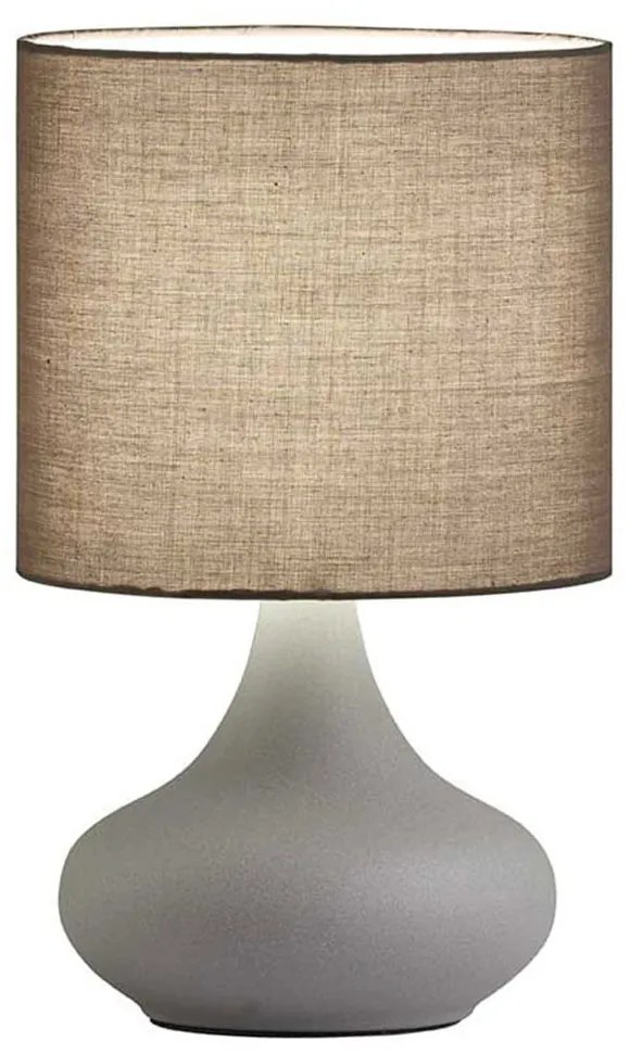 Επιτραπέζιο Φωτιστικό D300 Lana 4153000 Grey Viokef Metal, Fabric