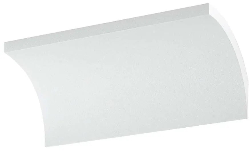 Φωτιστικό Τοίχου - Απλίκα Mustang LED-W-MUSTANG-200 8W Led 20x8x7,6cm White Intec Aluminium