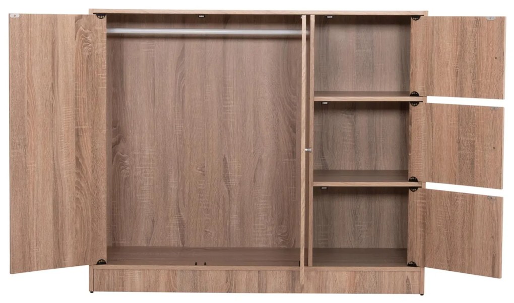 ΝΤΟΥΛΑΠΙ ΜΕ 4 ΑΠΟΘ.ΧΩΡΟΥΣ MATIN  SONAMA OAK ΜΕΛΑΜΙΝΗ 117x39,5x99,5Υεκ