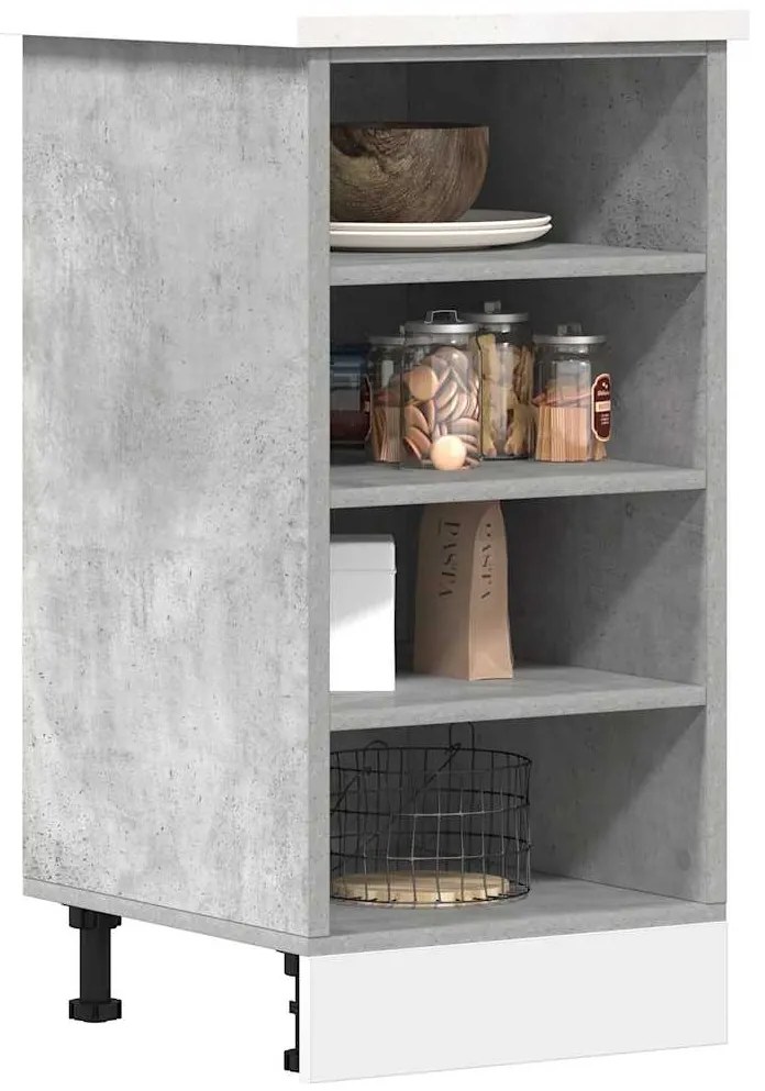 Ντουλάπι "Riga" Γκρι από Σκυρόδεμα 40x44,5x81,5 εκ. από Τεχνητό Ξύλο