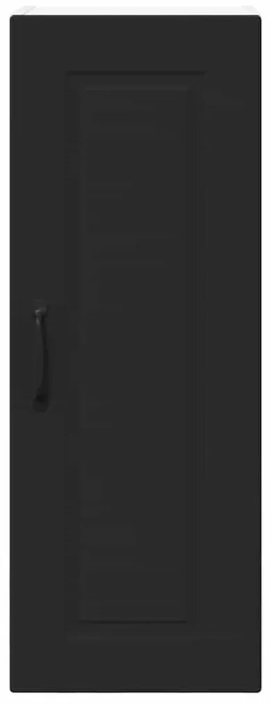 vidaXL Ντουλάπα Κουζίνας Μαύρο 30 x 31 x 80 εκ. Επεξεργασμένο ξύλο