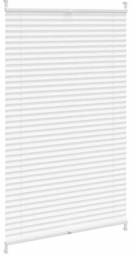 vidaXL Πλισέ ρόλερ σκίασης 70x125cm Λευκό