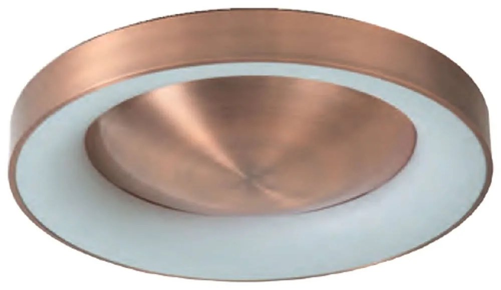 Φωτιστικό Οροφής - Πλαφονιέρα 77-8161 Led 60cm Amaya Copper Homelighting Aluminum,Acrylic