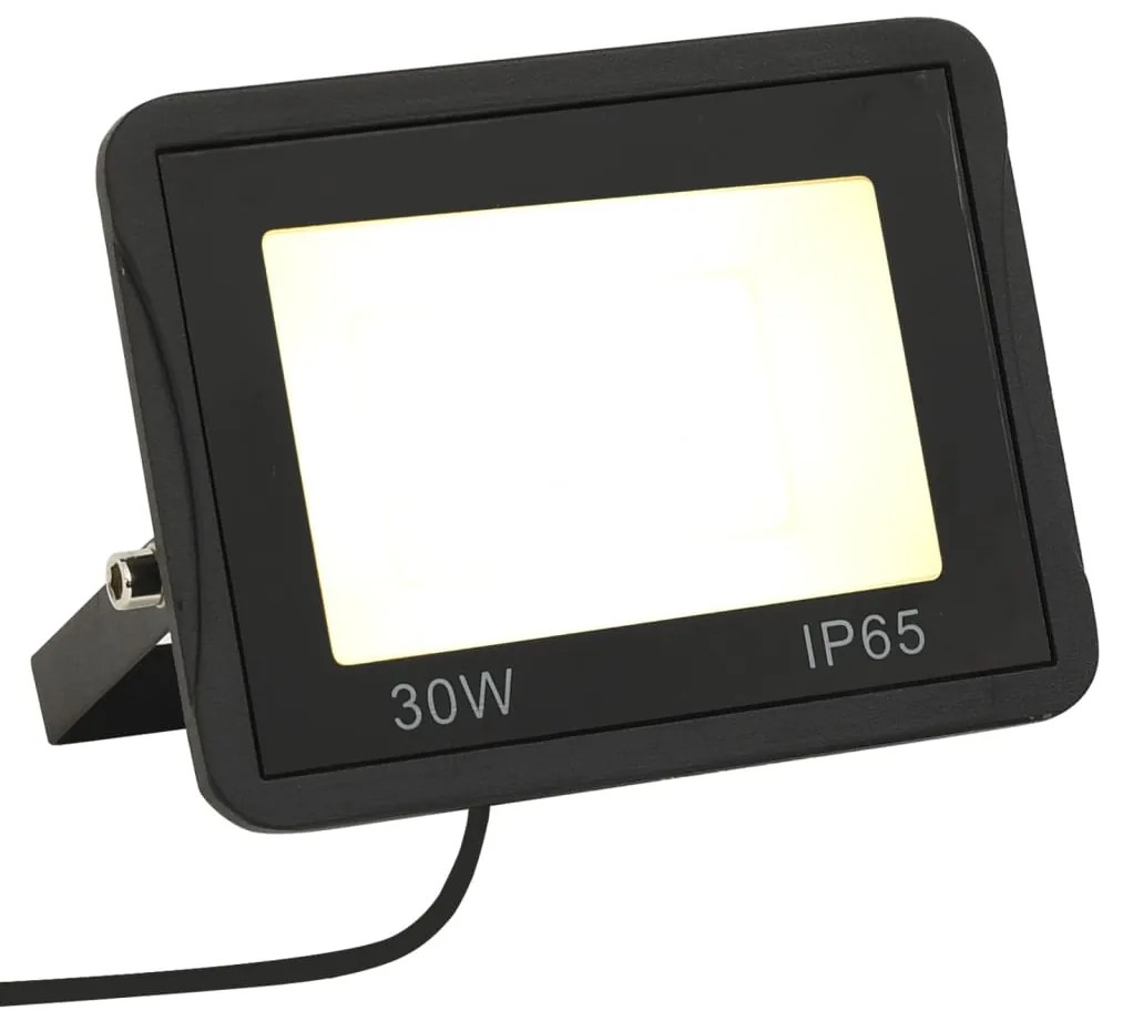 vidaXL Προβολέας LED Θερμό Λευκό 30 W