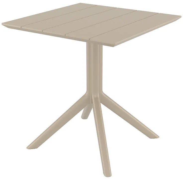 PARIS TAUPE 70X70X74εκ. ΤΡΑΠΕΖΙ ΠΟΛ/ΝΙΟΥ 70X70X74εκ.