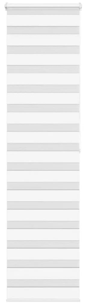 vidaXL Ζέβρα τυφλή Λευκό Πλάτος υφάσματος 55,9 εκ. Πολυεστέρας