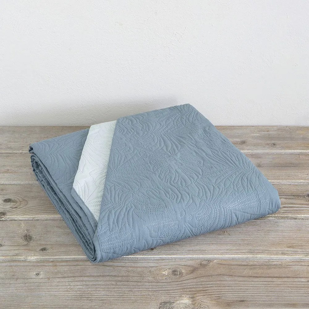 Κουβερλί Natara Light Grey-Grey Petrol Nima Single 160x240cm Microfiber