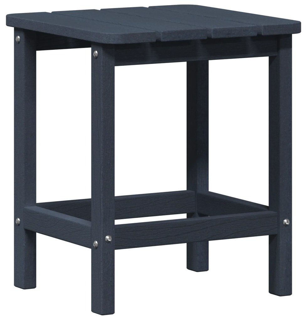 vidaXL Τραπέζι Adirondack Ναυτικό Μπλε 38x38x46 εκ. HDPE