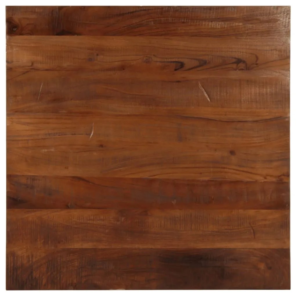 vidaXL Επιτραπέζιο 80x80x2,5 cm Τετράγωνο Μασίφ Ξύλο Ανακυκλωμένο