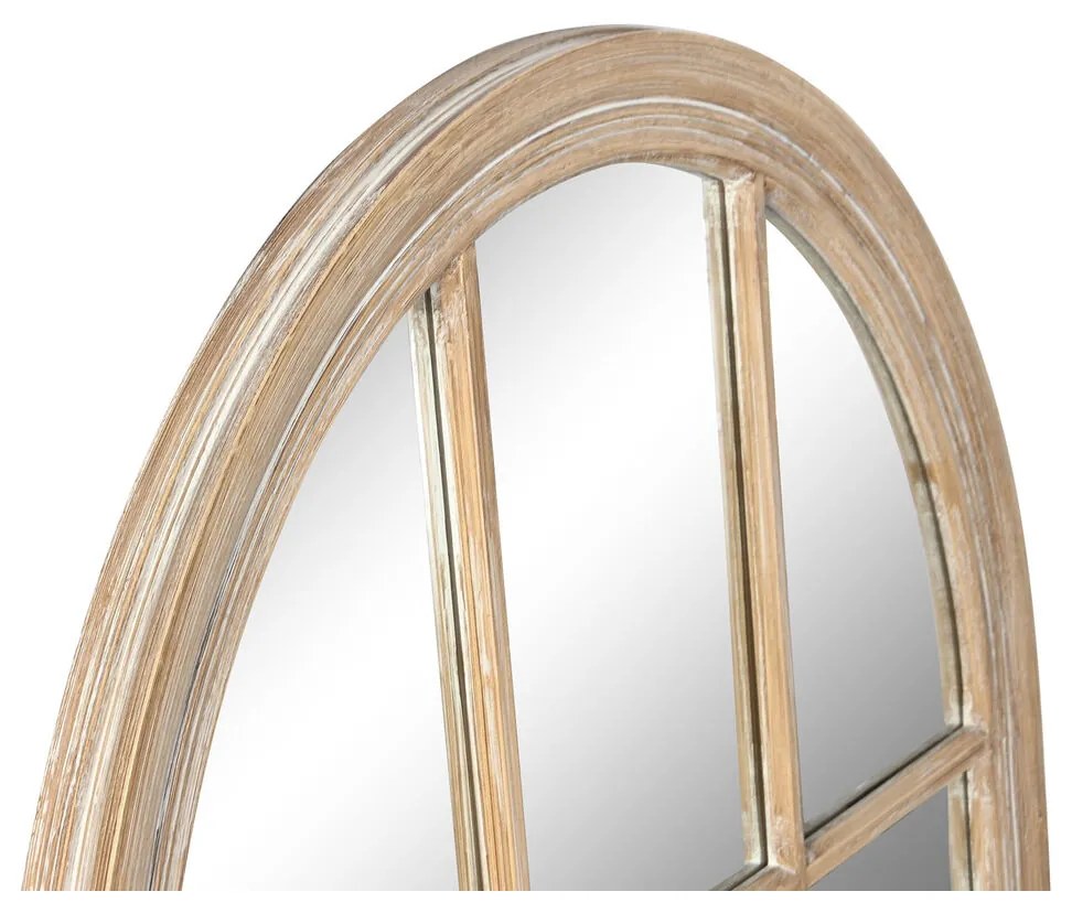 Τοίχο καθρέφτη Home ESPRIT Φυσικό Παράθυρο Μαρινάτος 80 x 4 x 140 cm