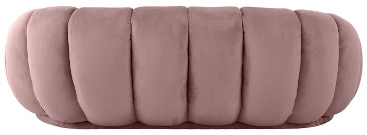 Καναπές Embrace pakoworld βελούδο σε σάπιο μήλο απόχρωση 180x105x65εκ