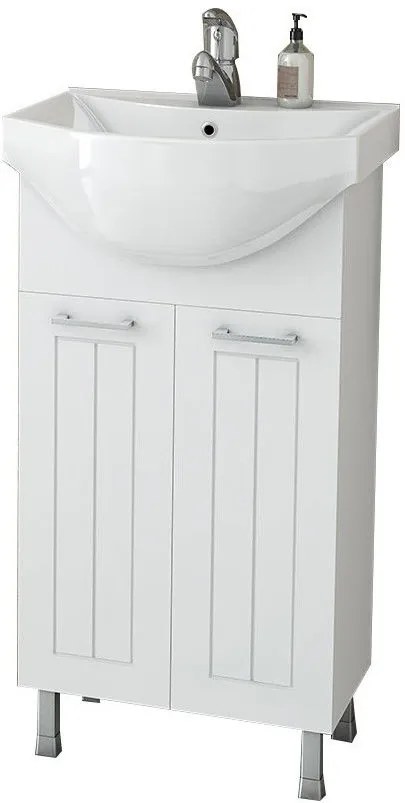 Πάγκος Drop Ritmo 45-Λευκό