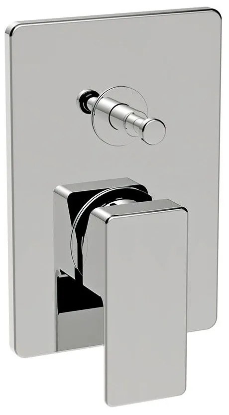 La Torre Profili Chrome Μίκτης Εντοιχισμού 2 Εξόδων με Εκτροπέα 45050R-100
